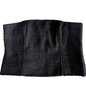 Juliana Collezione Black Strapless Bustier Size 12